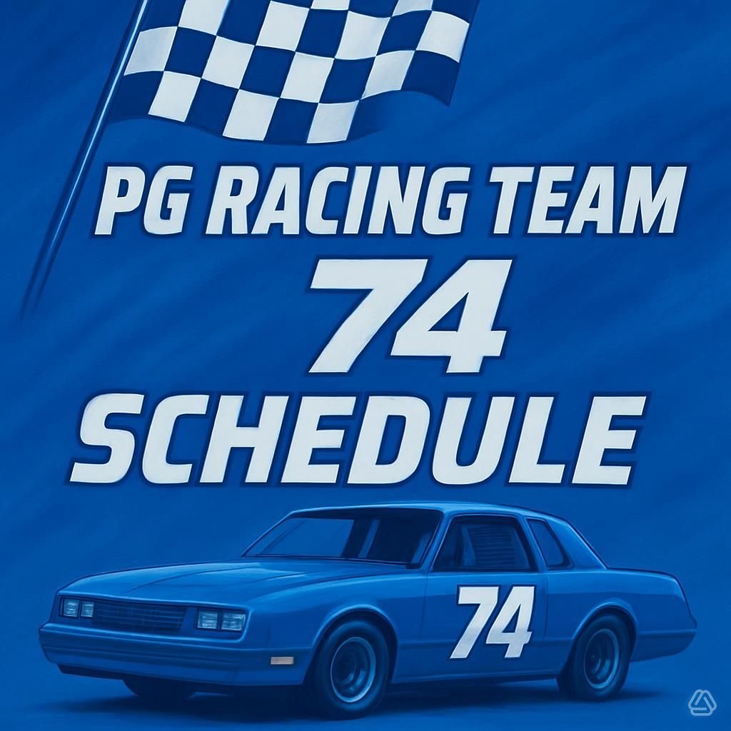 PG Racing Team 74 Schedule